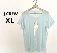 J.CREW Collector Tees【XL】ミントグリーン　インコ　鳥