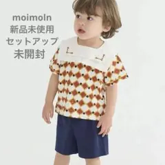 【新品】moimoln モイモルン　襟付き　半袖　セットアップ　韓国　80 90のサムネイル