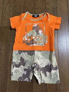 XLARGE KIDS ロンパース 迷彩柄 オレンジのサムネイル