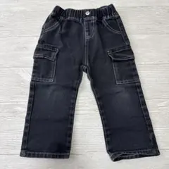 SHEIN ダークグレー カーゴパンツ 2-3Y