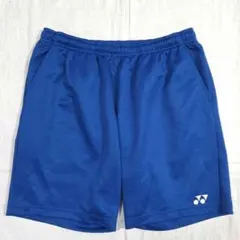 美品】YONEX ハーフパンツ XL 青 ソフトテニス - メルカリ