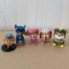 パウ・パトロール　フィギュア5体セット