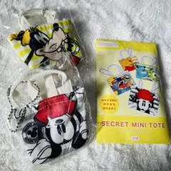 未使用品　ディズニーストア　シークレットミニトート　ミッキー　グーフィー