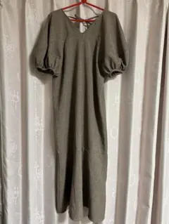Mサイズ　palm RICHE パフスリーブ ワンピース　ポームリシュ