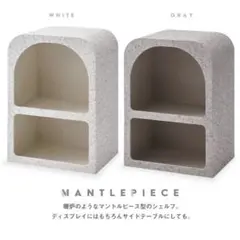 【新品同様】マントルピース　シェルフ ホワイト 韓国風インテリア
