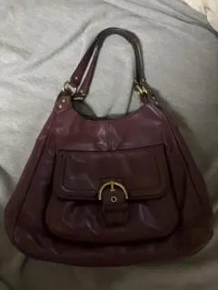 coach 00s y2k レザーショルダーバッグのサムネイル