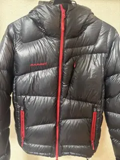 MAMMUT ダウンジャケット ネイビー フード付き pertex - メルカリ