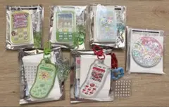 平成レトロファンシー ガラケー風キーホルダー 他
