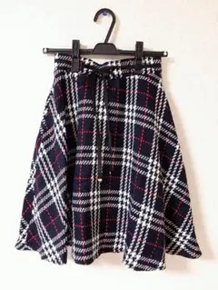 ＊チェックスカート フレアスカート
