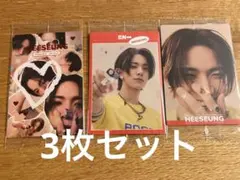 ENHYPEN ツインウエハースシール　ヒスン　3枚セット レア1　ノーマル2