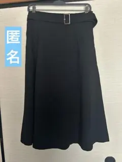 ハニーズ　レディース　スカート　LL 黒　ブラック　無地　ポケットあり