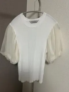 TORRAZZO DONNA 袖シフォントップス