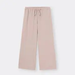 GU リブ ワイドパンツ 120センチ