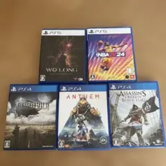 PS4 ソフト 5本セット まとめ売り - メルカリ
