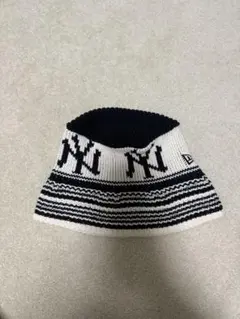 ニューエラ ニットバケットニューヨーク・ヤンキース/ネイビー サイズ：SM