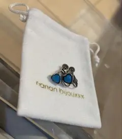 nananbijouxxx ハートターコイズイヤリング