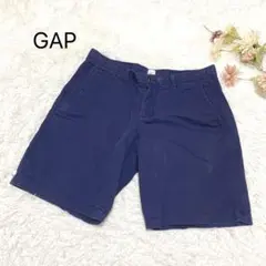 s3055【ギャップ】メンズ ハーフパンツ シンプル カジュアル 無地 ネイビー