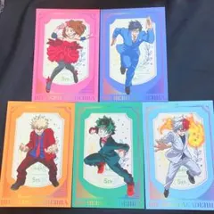 【僕のヒーローアカデミア】 　 ヒロアカ　5周年　アニメイト　特典 ポストカード