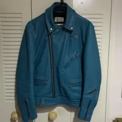 Lewis Leathers ルイスレザー サイクロン ターコイズブルー 36
