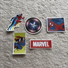 MARVEL DC アメコミ ステッカー 6枚セットのサムネイル