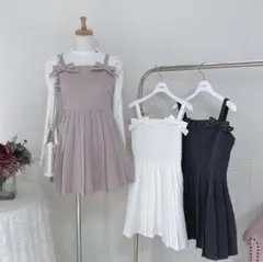 evelyn♡肩リボンキャミセットOP♡BE - メルカリ