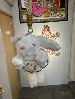 ウサギのぬいぐるみチャーム