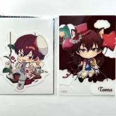 アイナナ 狗丸トウマ ナンジャ クリアカード アニカフェ ステッカー