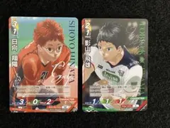 ✨匿名発送✨ ハイキュー!! バボカ 特典 プロモ 日向翔陽 影山飛雄 2枚