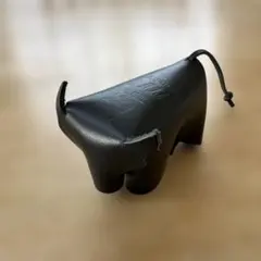 スコッチグレイン　本革製　牛　モーモー　黒