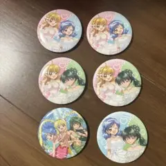ぴちぴちピッチ　ラッキー缶バッジBOX ペア缶バッジ 6個セット