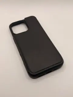 iPhone 16 pro Max ブラック合成皮革iPhoneケース
