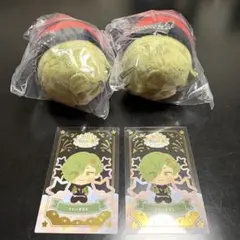 刀剣乱舞 もちもちマスコット内番 クリアカード 鶯丸 4点セット