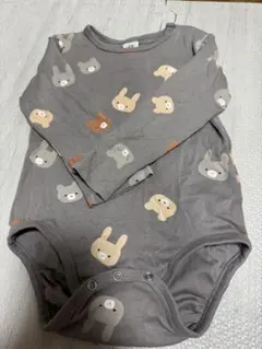 H&M 長袖ロンパース 動物柄　インナー