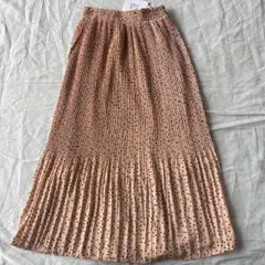 OLIVE des OLIVE プリーツスカート　Fサイズ　ドット柄