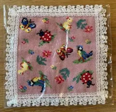 FEILER 近沢レース　ハイジ　ハンカチ　ピンク