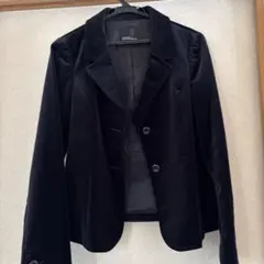 ジャケット　ブラック　スウェード