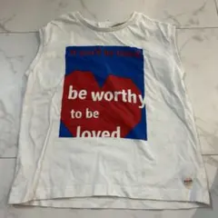 BREEZE ノースリーブ Tシャツ キッズ ホワイト 110cmのサムネイル