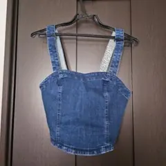 GU ジーユー デニムビスチェ L サイズ レディース