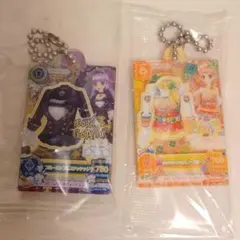 アイカツ プリパラ ガチャ だれでもアクリルチャーム 氷上スミレ 栗栖ここね