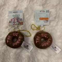 ズートピア ドーナツ型キーホルダー　上海ディズニー　正規品　新品タグ付き