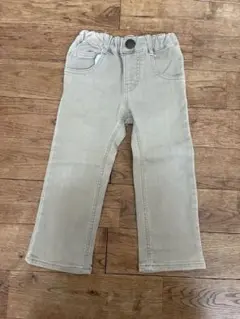 Moujonjon ロングパンツ 95センチ　ライトベージュ