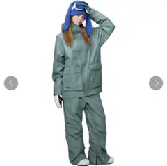 ASHGREEM スノーボードウェア 上下セット　Mサイズ　メンズ　レディース