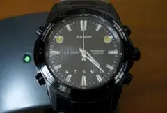 RICOH SHREWD REMINDER（リコー シュルード）ブラック腕時計のサムネイル