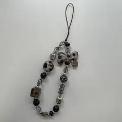 リボン型スマホストラップ