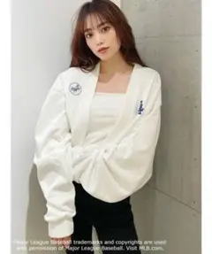 GYDA×MLBルーズスウエットカーディガンのサムネイル