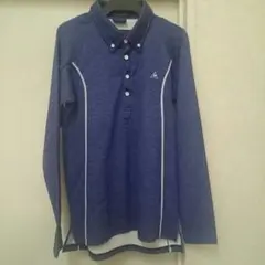 値下げ中☆送料込み！ルコック ゴルフ用長袖ポロシャツ メンズ Mサイズ