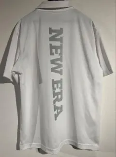NEW ERA バックプリントポロシャツ ホワイト　Mのサムネイル