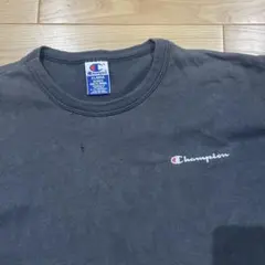 Champion90s青タグ ブラック　フェードt