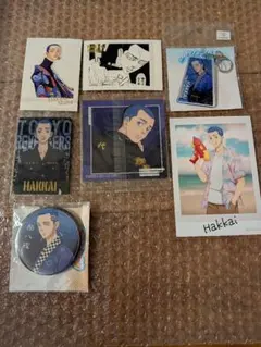 東京リベンジャーズ　東リベ　柴八戒　ぱしゃこれ　ブロマイド　缶バッジ