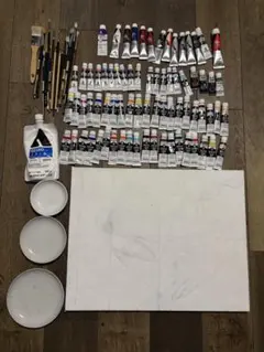 (現役または志す方向け)訳ありアクリル絵画セット